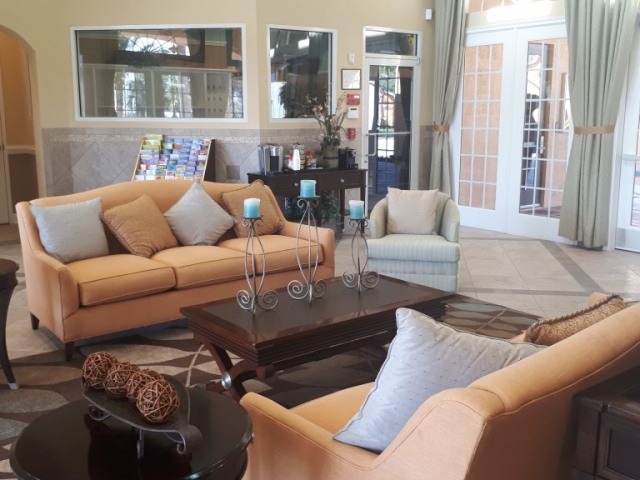 Clubhouse entrance foyer