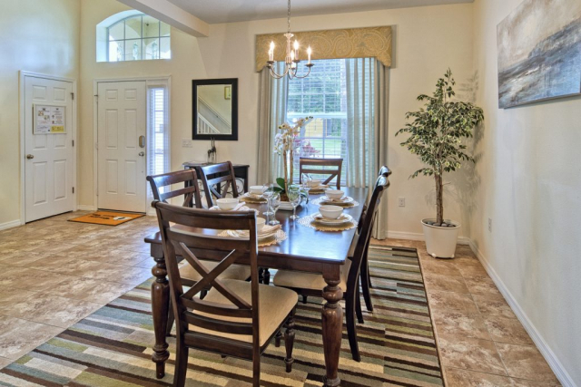 Dining Area and entrance foyer