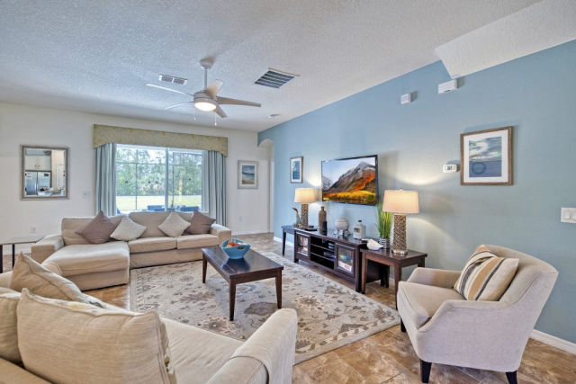 Downstairs living area